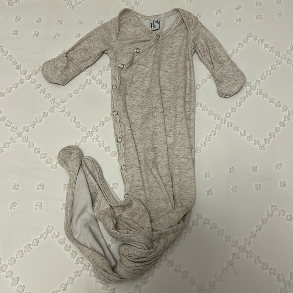 Copper Pearl Baby Gown - Newborn